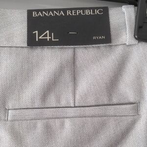 c25 NWT Banana Republic Light Gray Trousers Slacks